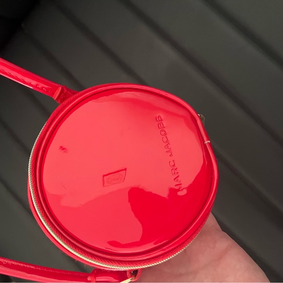 Marc Jacobs Glossy Red Mini Crossbody Bag - Picture 3 of 6